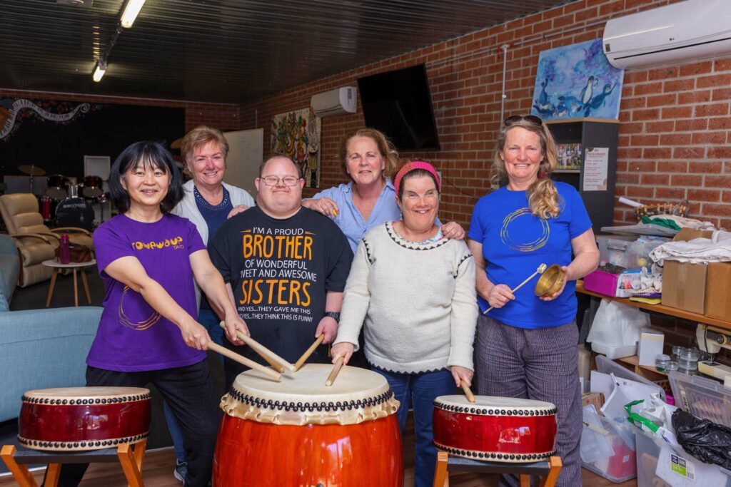 Participants Taiko Drumming