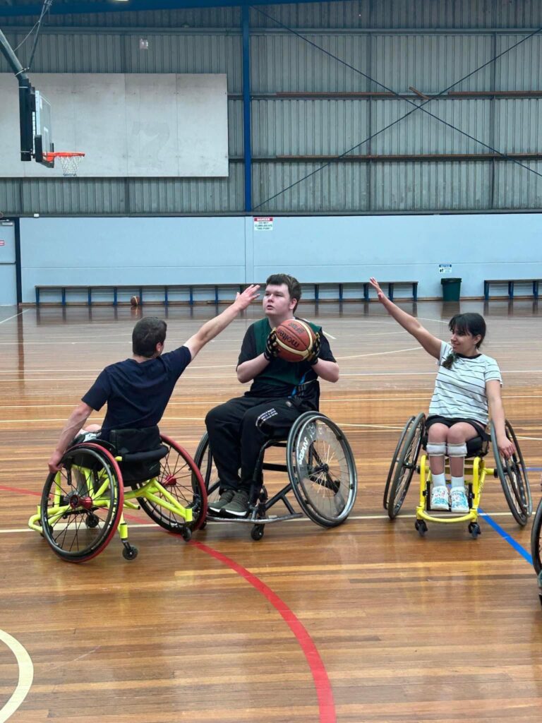 Wheelchair Basketball participants